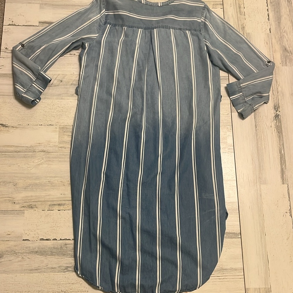 Luxology.  Size 14.  Jean shirt dress. - Picture 6 of 11
